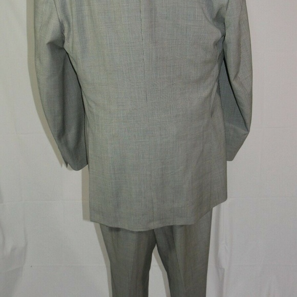Mr. Ned Vitale Custom Made Two Button Suit 44XL - Picture 3 of 12